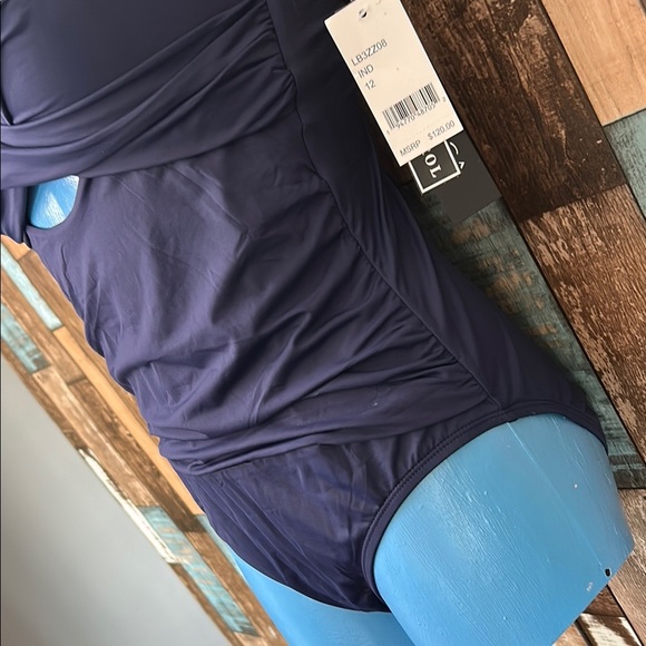 LA BlANCA 12 Women’s Navy Swimsuit - Picture 4 of 16